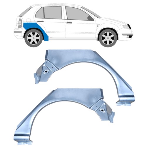 Für skoda fabia - 1999-2007, 4/5